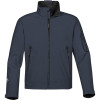 Mens Cruise Softshell Jackets Navy Black